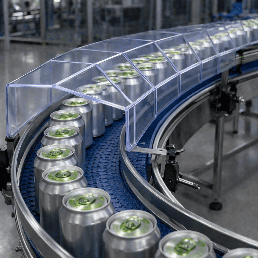 Verpakkingsmachine beschermkap van kunststof op maat